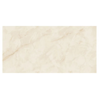 Porcelænsflise til inde/ude, Ozark Beige, 60 × 120 cm, blank, retificeret, marmorlook; 1,44 m2/pakke