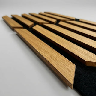 Dekorativt akustikpanel, MDF, Romscala Zaga 220, 640 × 310 × 18 mm; 5 stk