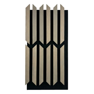 Dekorativt akustikpanel, MDF, Romscala Zaga 221, 640 × 310 × 18 mm