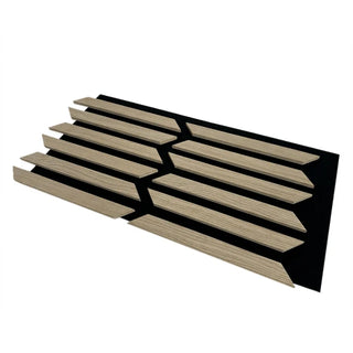 Dekorativt akustikpanel, MDF, Romscala Zaga 222, 640 × 310 × 18 mm
