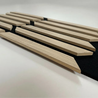 Dekorativt akustikpanel, MDF, Romscala Zaga 222, 640 × 310 × 18 mm