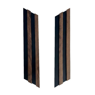 Dekorativt lamelpanel, MDF, Romscala Zig-Zag 230, 720 × 125 × 15 mm