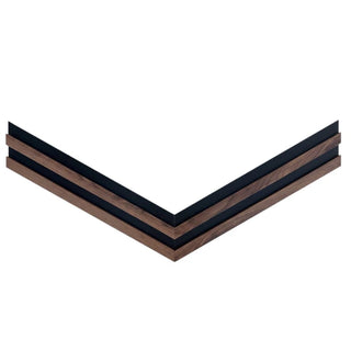 Dekorativt lamelpanel, MDF, Romscala Zig-Zag 230, 720 × 125 × 15 mm