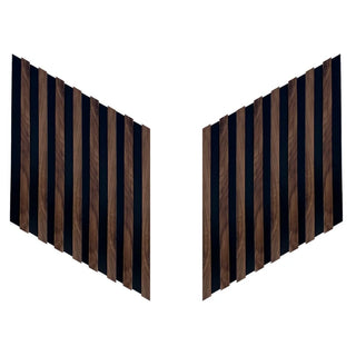 Dekorativt lamelpanel, MDF, Romscala Zig-Zag 230, 720 × 125 × 15 mm