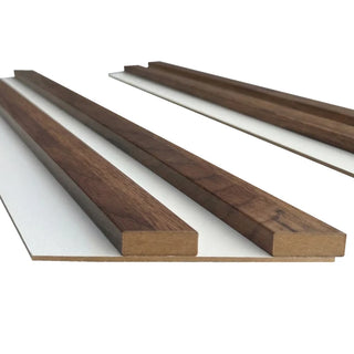 Dekorativt lamelpanel, MDF, Romscala Zig-Zag 231, 720 × 125 × 15 mm