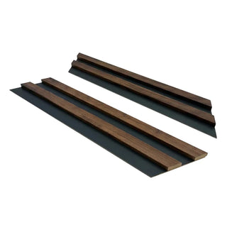 Dekorativt lamelpanel, MDF, Romscala Zig-Zag 232, 720 × 125 × 15 mm; 10 sæt