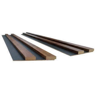 Dekorativt lamelpanel, MDF, Romscala Zig-Zag 232, 720 × 125 × 15 mm; 10 sæt