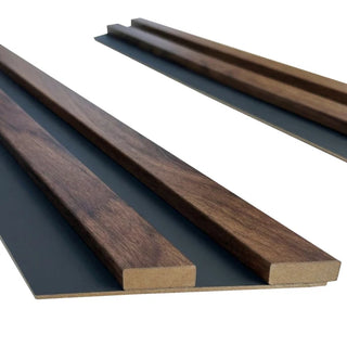 Dekorativt lamelpanel, MDF, Romscala Zig-Zag 232, 720 × 125 × 15 mm; 10 sæt