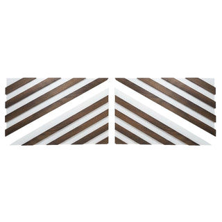 Dekorativt afslutningselement, MDF, Romscala Zig-Zag 234, 600 × 125 × 15 mm