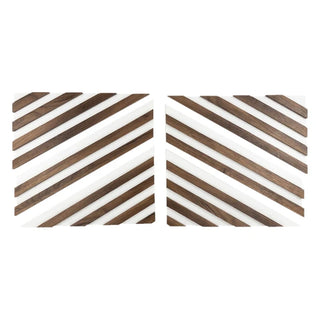 Dekorativt afslutningselement, MDF, Romscala Zig-Zag 234, 600 × 125 × 15 mm