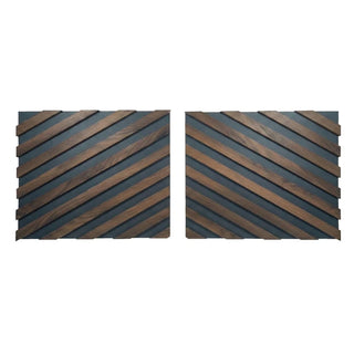Afslutningselement til lamelpaneler, MDF, Romscala Zig-Zag 235, 600 × 125 × 15 mm