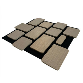 Dekorativt akustikpanel, MDF, Romscala Toscana 241, 525 × 440 × 18 mm; 5 stk