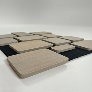 Dekorativt akustikpanel, MDF, Romscala Toscana 241, 525 × 440 × 18 mm; 5 stk