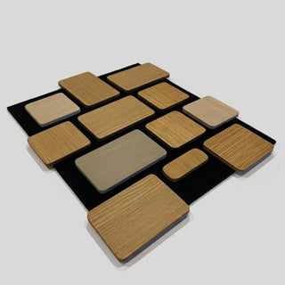 Dekorativt akustikpanel, MDF, Romscala Toscana Mixto 242, 525 × 440 × 18 mm