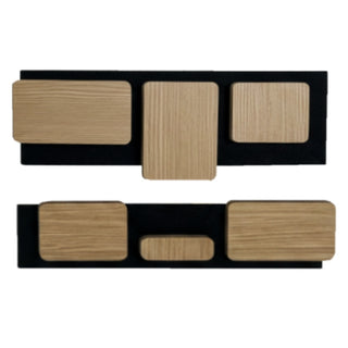 Dekorativt afslutningselement til lamelpanel, MDF, Romscala Toscana 245, 450 × 300 × 18 mm