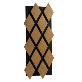 Dekorativt akustikpanel, MDF, Romscala Romb 250, 805 × 325 × 18 mm