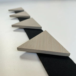 Afslutningselement til lamelpaneler, MDF, Romscala Romb 254, 805 × 100 × 18 mm; 5 stk