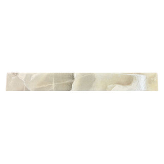 Sokkelflise i porcelænsstentøj, Neo Omnia Sage, blank, 7,5 × 60 cm