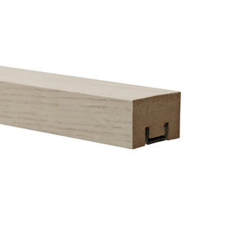 Dekorativt lamelpanel med monteringsprofil, MDF, Set RMDF3328-181, 2800 × 33 × 19 mm