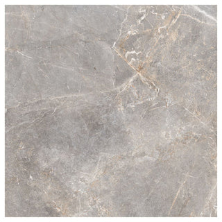 Porcelænsflise til inde/ude, Sofija Silver, 59,7 × 59,7 cm, mat, retificeret, stenlook