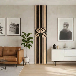 Dekorativt akustikpanel Art Deco, MDF, Unic Spot, 2400 × 600 × 21 mm