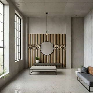 Dekorativt akustikpanel Art Deco, MDF, Unic Spot, 2400 × 600 × 21 mm