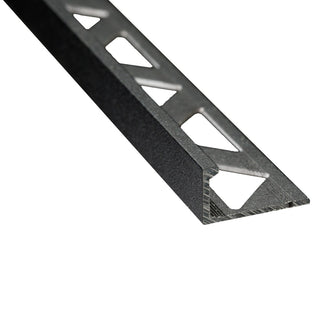 Fliseprofil i aluminium til afslutning af gulv- og vægfliser, SET S51, lige, 10 x 2500 mm