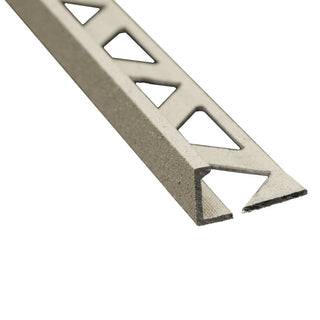 Fliseprofil i aluminium til afslutning af gulv- og vægfliser, SET S51, lige, 10 x 2500 mm