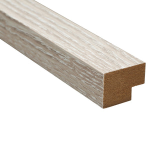 Dekorativt afslutningselement til lamelpaneler, MDF, Set 041, 2600 × 27 × 20 mm