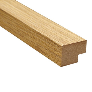 Dekorativt afslutningselement til lamelpaneler, MDF, Set 134, 2600 × 27 × 20 mm