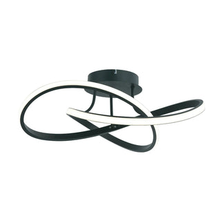 LED loftslampe Intrigue, Sort, Moderne