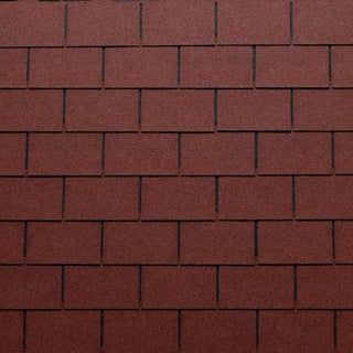 Bituminøse Shingles Tagpap, Tegola, Rektangulær, 3,5 m²/pakke, Rød