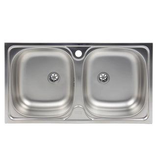 Franke CIN 620 satin rustfrit stål håndnvask, Dobbelt kar