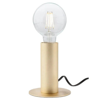 Rivet Bordlampen, mat guld