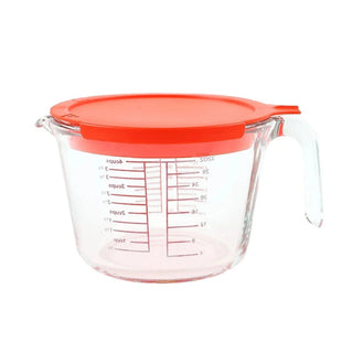 Gradueret målebæger 3MC100-0X i glas, Gennemsigtig, 1l