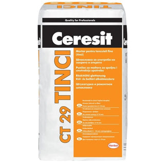 Tyndpudsmørtel, Ceresit CT 29, indvendig/udvendig, 25 kg