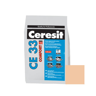 Fugemasse til fliser og klinker Ceresit CE 33, fersken creme, indendørs, 2 kg