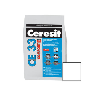 Fugemasse til fliser og klinker Ceresit CE 33, hvid, indendørs, 2 kg