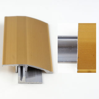 Fliseprofil i aluminium til overgang, niveauforskel, Davo Pro 44 mm, 0,9 m