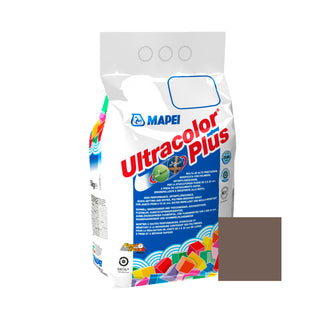 Fugemasse til fliser og klinker Mapei Ultracolor Plus, 144 chokolade / brun, indendørs / udendørs, 5 kg