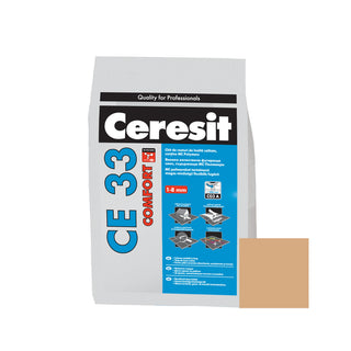Fugemasse til fliser og klinker Ceresit CE 33, caramel, indendørs, 2 kg