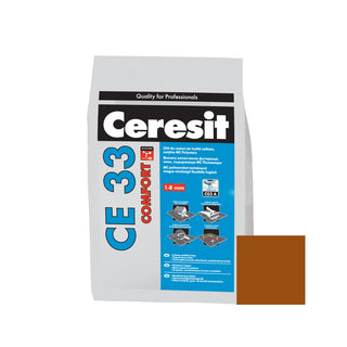 Fugemasse til fliser og klinker Ceresit CE 33, siena, indendørs, 2 kg