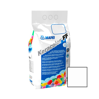 Fugemasse til fliser og klinker Mapei Keracolor FF, 100 hvid, indendørs / udendørs, 5 kg