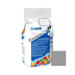 Fugemasse til fliser og klinker Mapei Keracolor FF, 112 mellemgrå, indendørs / udendørs, 5 kg