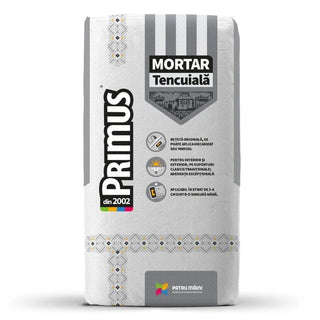 Primus MTM84 – Mineralsk Puds til Indendørs og Udendørs Brug, 25 kg