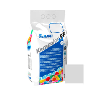 Fugemasse til fliser og klinker Mapei Keracolor FF, 111 gri argintiu / sølvgrå, indendørs / udendørs, 5 kg