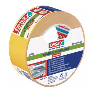 Dobbeltklæbende tape til fastgørelse, tesa 64620, 25 m × 50 mm