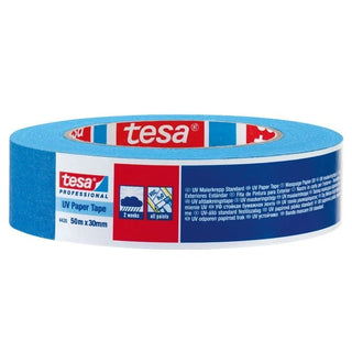 Malertape tesa 4435, Blå, Udvendig, UV-bestandig, 30 mm