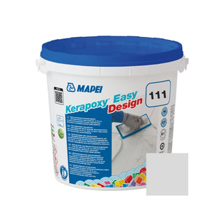 Epoxy fugemasse til fliser og klinker Mapei Kerapoxy Easy Design, 111 gri argintiu / sølvgrå, indendørs / udendørs, 3 kg