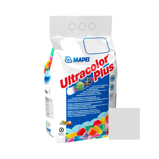 Fugemasse til fliser og klinker Mapei Ultracolor Plus, 111 silver grey / grå, indendørs / udendørs, 5 kg